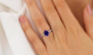 Lily Arkwright pear lab diamond rings